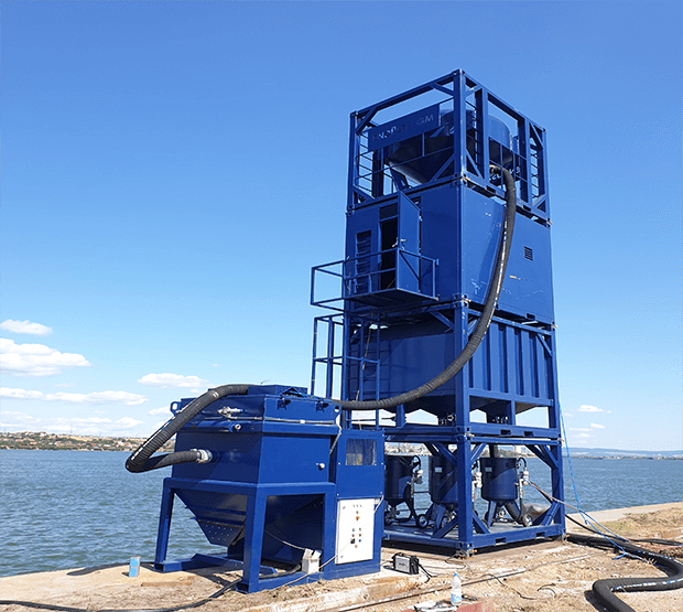 Abrasive Cleaning Tower System