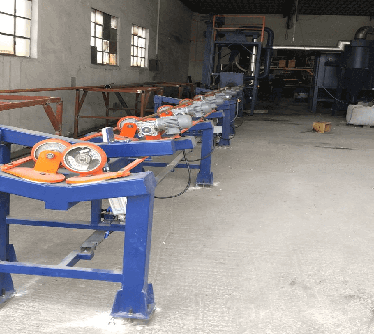 External Pipe Shotblasting Machine