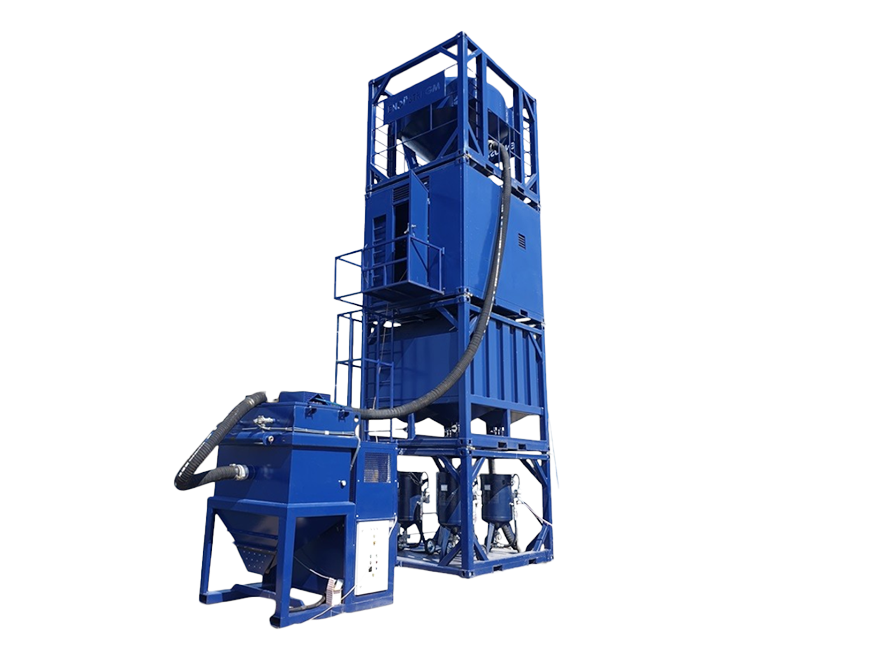 ABRASIVE RECOVERY TOWER